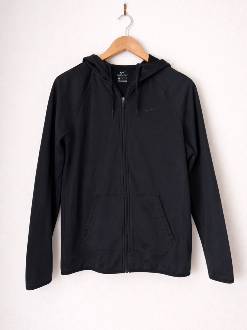Nike Dri-FIT Full Zip Hoodie Black Men’s Large Athletic Jacket